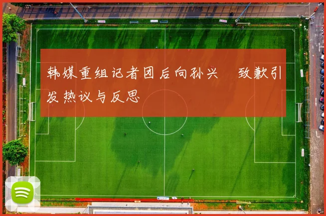 韩媒重组记者团后向孙兴慜致歉引发热议与反思
